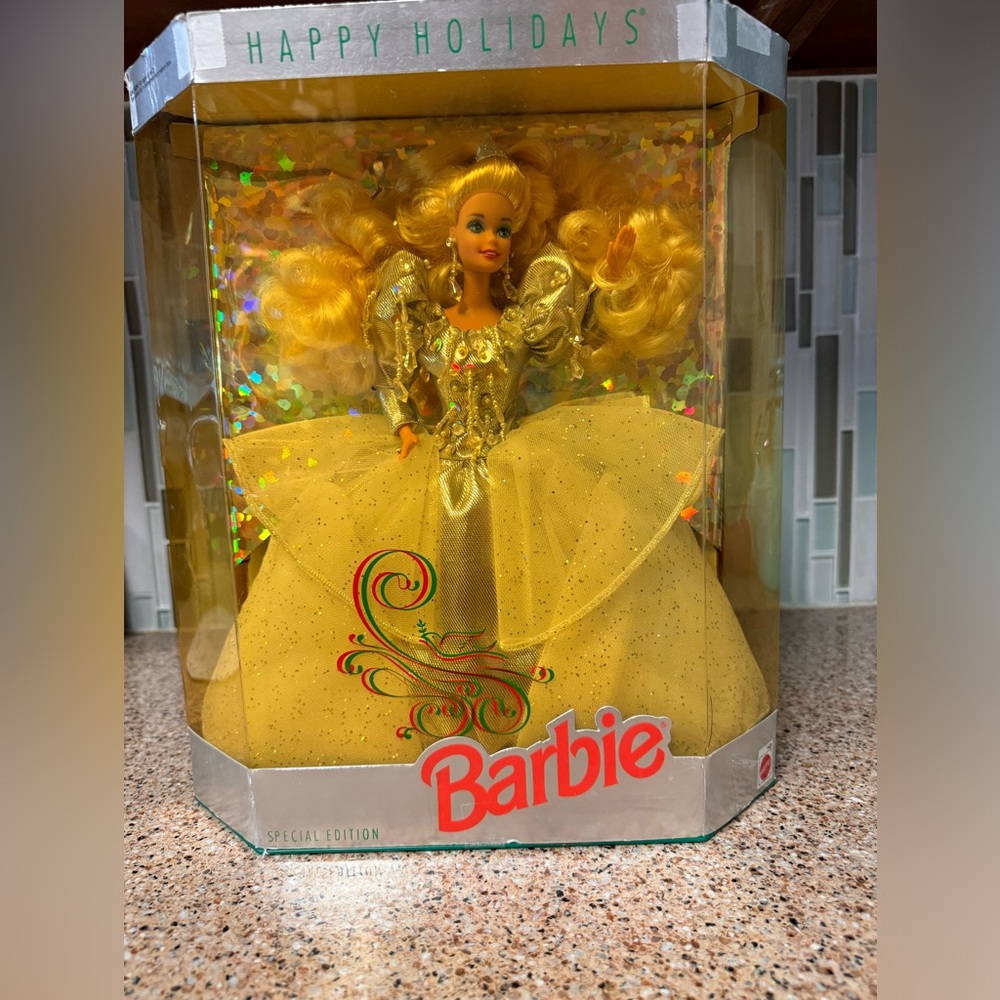 1992 happy holidays, Barbie